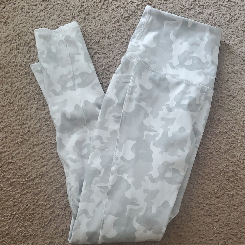 Gray Camouflage Leggings